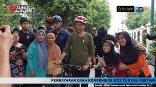 Simak Keseruan Jokowi dan Jan Ethes Gowes Pagi Keliling Jogja