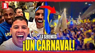 ¡ASÍ ALIENTAN AL CAMPEÓN! | FIESTA AZULCREMA en el hotel de concentración del CLUB AMÉRICA