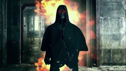 The Vampire Ghost scene at a haunted house