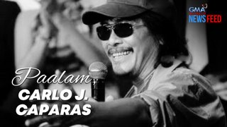 Direktor at manunulat ng komiks na si Carlo J. Caparas, pumanaw na | GMA Integrated Newsfeed