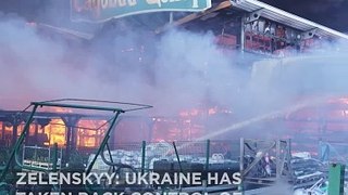 Zelensky: Ukraine has taken back control of Kharkiv region, aerial attacks continue
