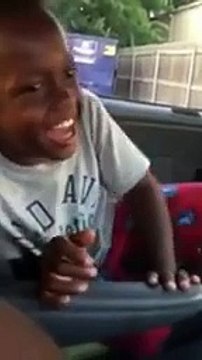 Black Funny Kid Laughing In Car Vine