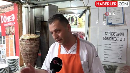 2 asırdır aynı usulle döner kesen ustalardan büyük iddia: "Döner Kastamonu'nun"