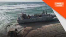 Empat kapal AS jalankan operasi bantuan ke Gaza tersadai