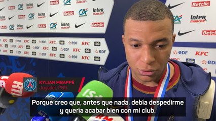Mbappé: "Anunciaré mi nuevo equipo en pocos días"