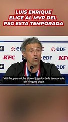 Luis Enrique no elige a Mbappé como el MVP del PSG esta temporada