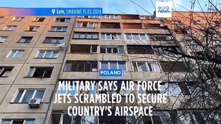 Poland scrambles jets to secure airspace from Russian attacks on Ukraine