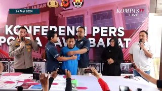 Momen Pegi Alias Perong Ingin Berusaha Bicara Saat Rilis Kasus Pembunuhan Vina Cirebon