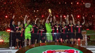 Alonso's Leverkusen lift DFB-Pokal trophy
