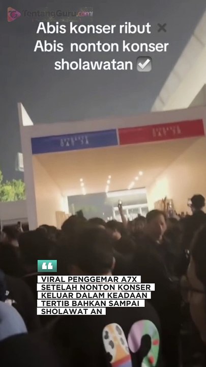VIRAL PENGGEMAR A7X SHOLAWAT AN SETELAH NONTON KONSER