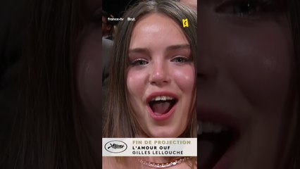 Grande émotion lors de la standing ovation pour "L'Amour Ouf" à #cannes2024