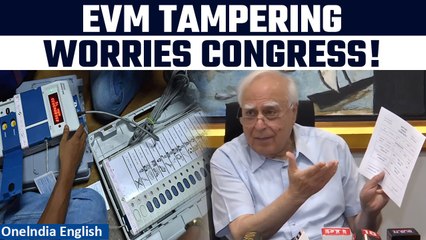 Descargar video: Lok Sabha Results: Kapil Sibal Raises EVM Tampering Fear Ahead of Results, Shares Steps to Detect