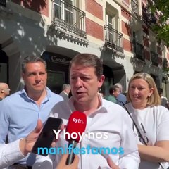 Mañueco: "Sánchez está llevando a cabo el mayor ataque, en la historia de la democracia, a la igualdad y a la libertad de todos los españoles"