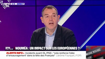 Nouvelle-Calédonie: "Le carburant historique du RN c'est ce genre de scènes violentes" déclare Jérôme Fourquet