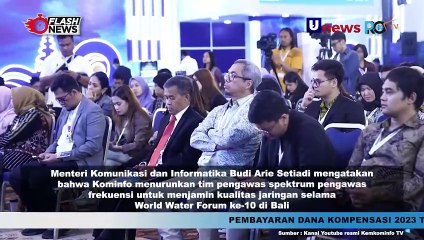 Kominfo Siapkan Tim Pengawas Spektrum Frekuensi Selama Gelaran  WWF ke-10 di Bali