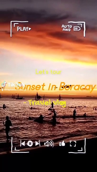 timelapse sunset in boracacy