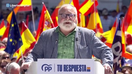 Savater, muy duro contra Sánchez en Madrid y crítico con la amnistía