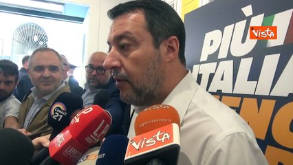 Salvini: "Meloni - Le Pen? Bene, spero in centrodestra unito anche in Europa"