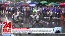 Bahagi ng Roxas Boulevard, isinara sa mga sasakyan para magamit ng mga tao sa pag-e-ehersisyo bilang bahagi ng ‘Move Manila Car-Free Sunday’ | 24 Oras Weekend