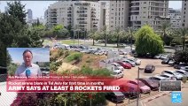 Sirens sound in Tel Aviv as Hamas says fired rockets from Gaza