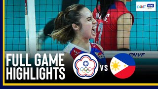 AVC Game Highlights: Alas Pilipinas beat Chinese Taipei for perfect Pool A play
