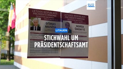Litauer gehen in Stichwahl um das Präsidentenamt an die Urnen