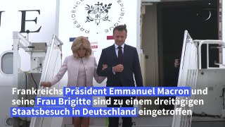 Macron zu Staatsbesuch in Deutschland eingetroffen