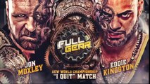 AEW Full Gear 2020 AEW World Championship I Quit Match Jon Moxley vs Eddie Kingston