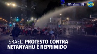 Protesto contra Netanyahu termina em confronto em Tel Aviv