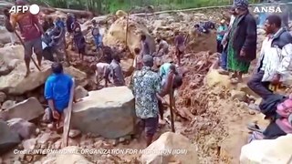 Maxi frana in Papua Nuova Guinea, colpiti sei villaggi e circa 670 morti