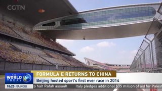 Formula E: the world's fastest electric car race returns to China