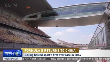 Formula E: the world's fastest electric car race returns to China