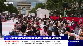 Paris: un pique-nique géant organisé sur les Champs-Élysées