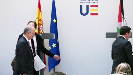 Albares tilda de "execrable" vídeo de Israel contra España por reconocer Estado palestino