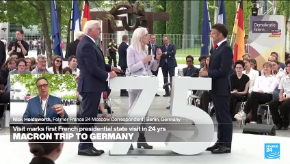 Macron in Germany: Show of unity despite divisions over Ukraine, energy
