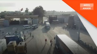 Kira-kira 200 trak bantuan mula masuk ke Gaza