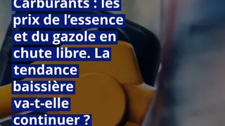 Carburants : les prix de l’essence et du gazole en chute libre. La tendance baissière va-t-elle continuer ?