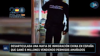 Desarticulada una mafia de inmigración china en España que ganó 5 millones vendiendo permisos amañados