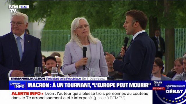 Élections européennes: Je crois vraiment que notre Europe peut mourir , s'inquiète Emmanuel Macron, lors de sa visite d'État en Allemagne