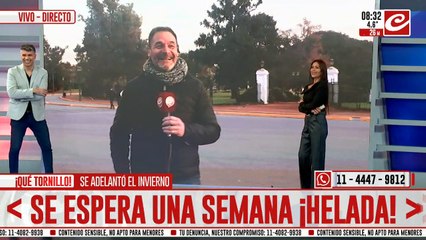 Se adelantó el invierno: ¿Cómo se la pasa en los bosques de Palermo?