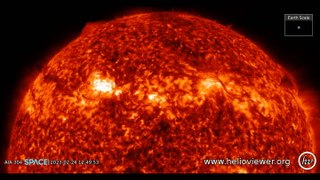 Watch This 4K Footage Of A Big Filament Eruption On Sun Triggering A Long Duration Flare