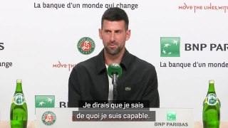 Roland-Garros - Djokovic : 