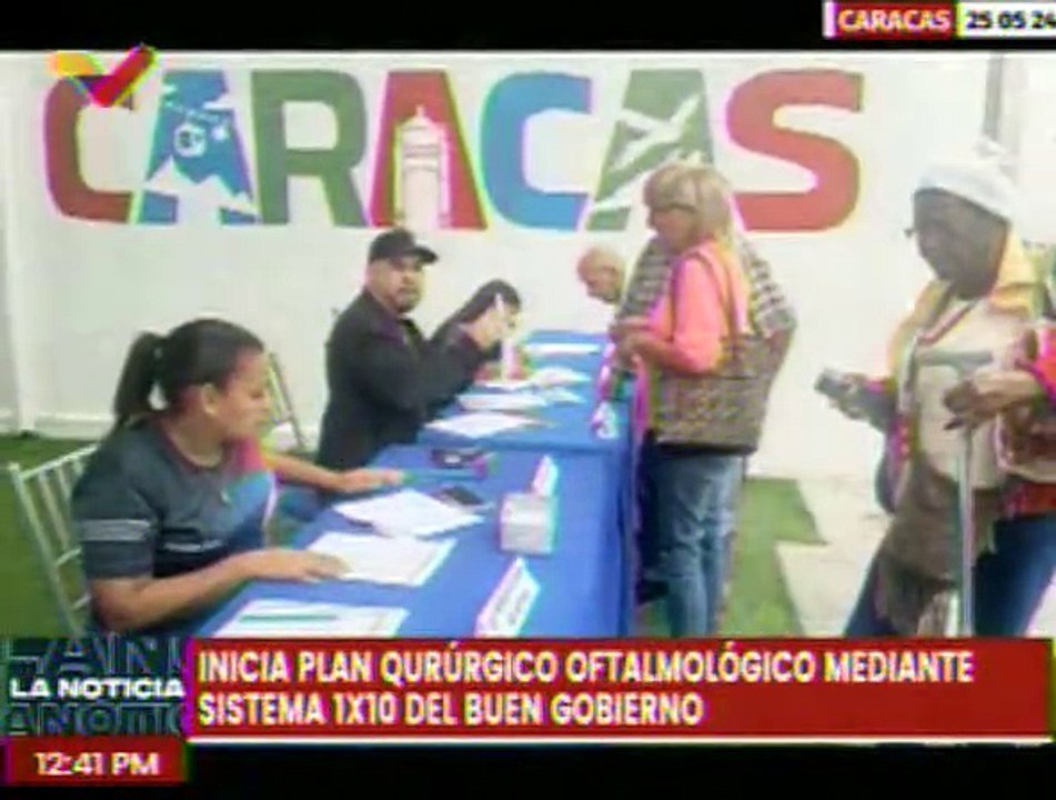 Plan Quirúrgico Oftalmológico beneficia a caraqueños a través del 1X10 del Buen Gobierno