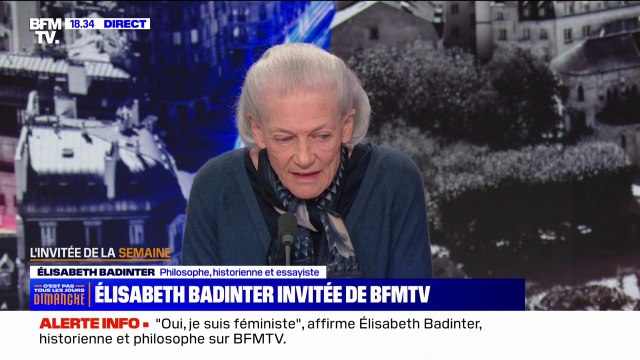Élisabeth Badinter: dénonce une extrême gauche qui suscite, provoque et assume des propos qui sont antisémites