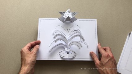 Calligrammes Animes Pop-up Book