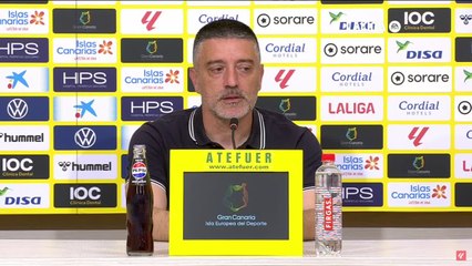 GARCÍA PIMIENTA se despide de LAS PALMAS | rueda de prensa tras el partido contra el ALAVÉS