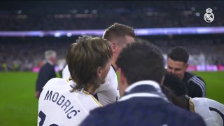 Despedida de Toni Kroos en el Santiago Bernabéu