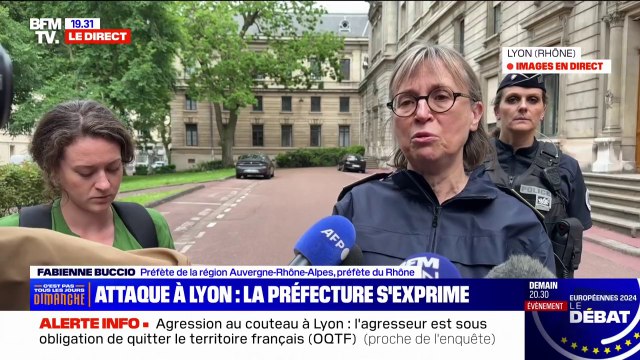 Attaque au couteau à Lyon: inconnu des services de police, le mis en cause est un ressortissant marocain au profil psychiatrique chargé , affirme la préfète Fabienne Buccio