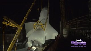 Time-Lapse Of Space Shuttle Endeavour Stacked