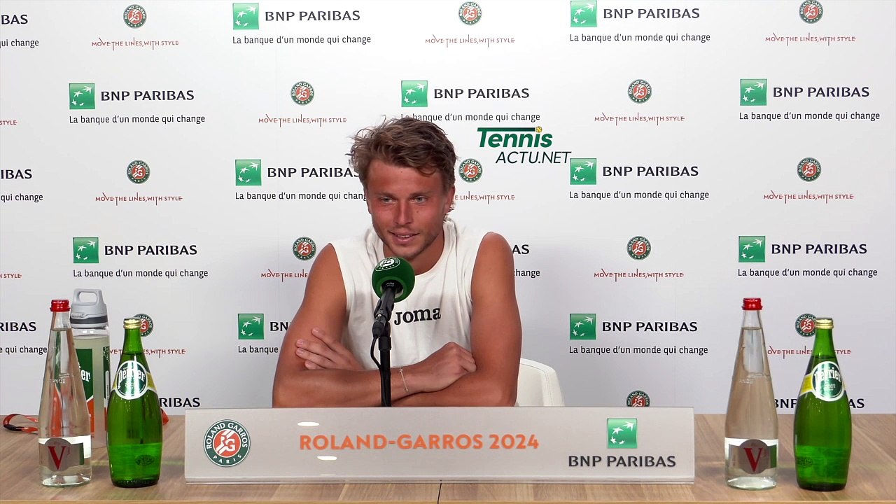 Tennis - Roland-Garros 2024 - Alexandre Müller : "Il y a un groupe La Tribune Bleue qui vient mettre le feu pour les Français..."